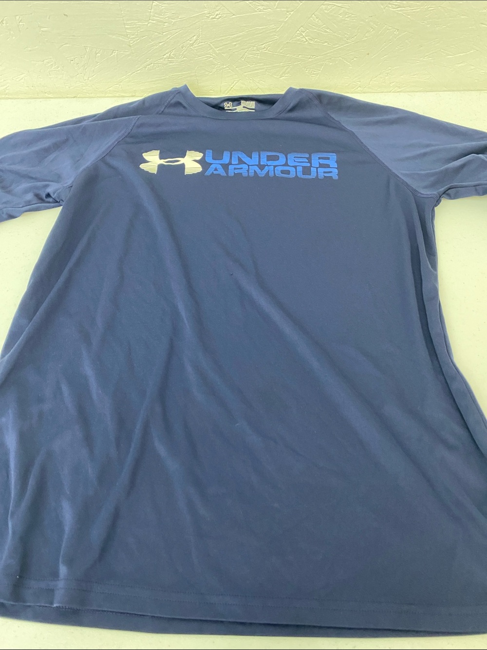 Under Armour Men’s Blue Short Sleeve Logo Tee